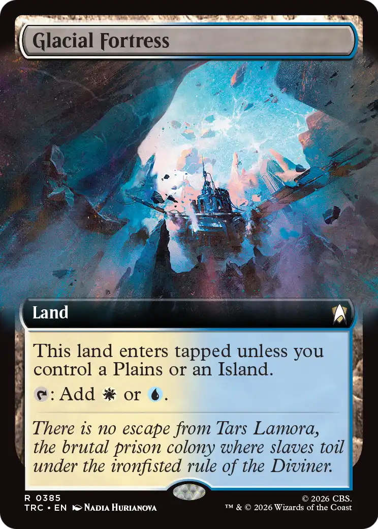 Glacial Fortress (Extended Art) [Star Trek Commander] | Gate City Games LLC