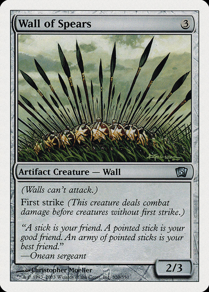 Wall of Spears [Eighth Edition] | Gate City Games LLC