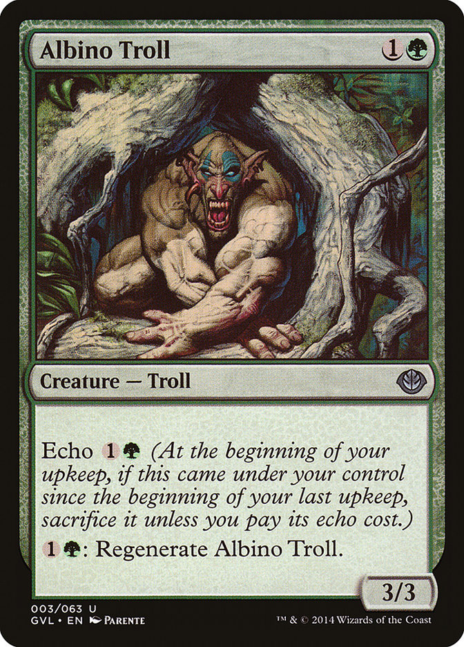 Albino Troll (Garruk vs. Liliana) [Duel Decks Anthology] | Gate City Games LLC
