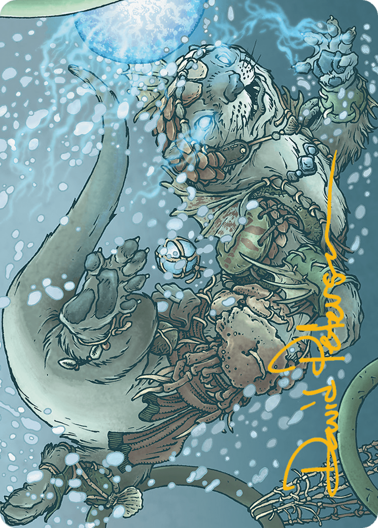 Kitsa, Otterball Elite Art Card (Gold-Stamped Signature) [Bloomburrow Art Series] | Gate City Games LLC