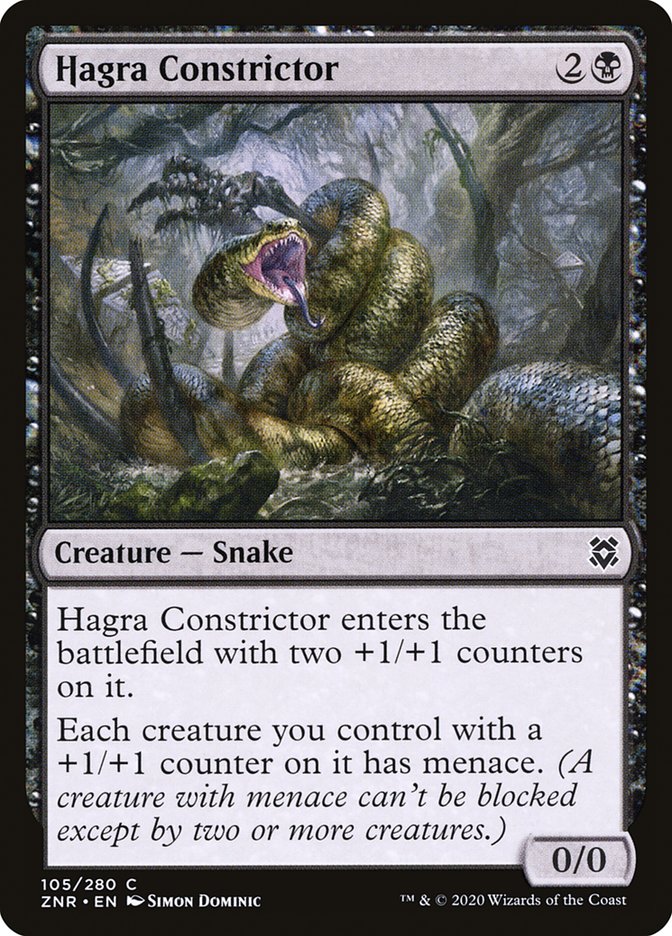Hagra Constrictor [Zendikar Rising] | Gate City Games LLC