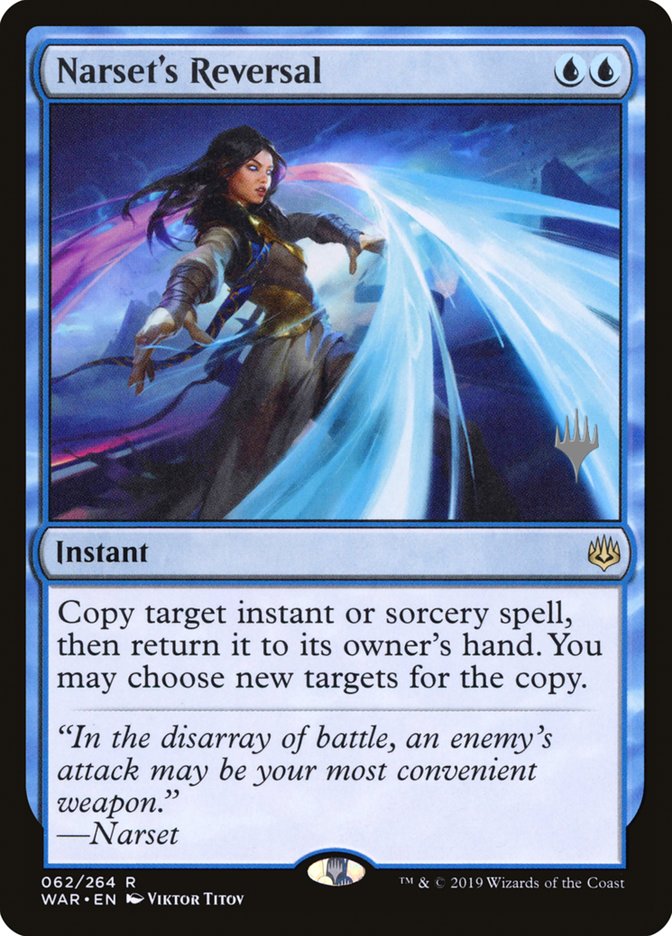 Narset's Reversal (Promo Pack) [War of the Spark Promos] | Gate City Games LLC