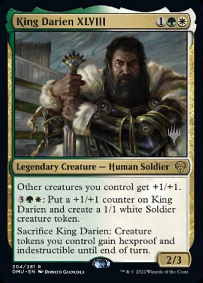 King Darien XLVIII (Promo Pack) [Dominaria United Promos] | Gate City Games LLC