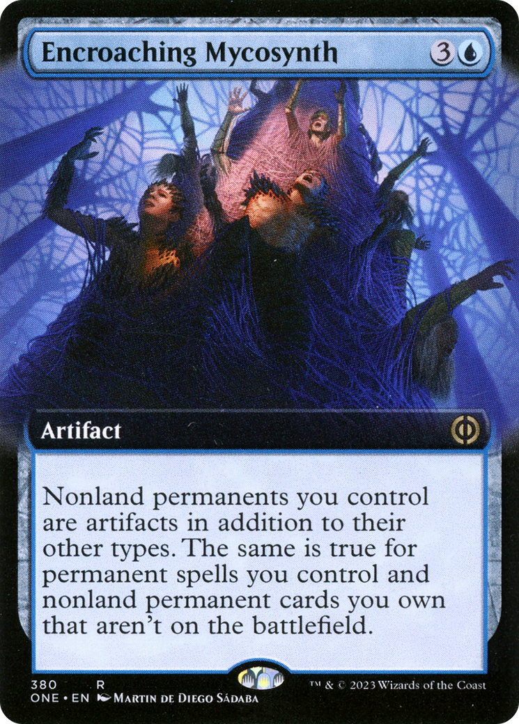 Encroaching Mycosynth (Extended Art) [Phyrexia: All Will Be One] | Gate City Games LLC