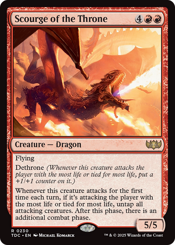 Scourge of the Throne [Tarkir: Dragonstorm Commander] | Gate City Games LLC