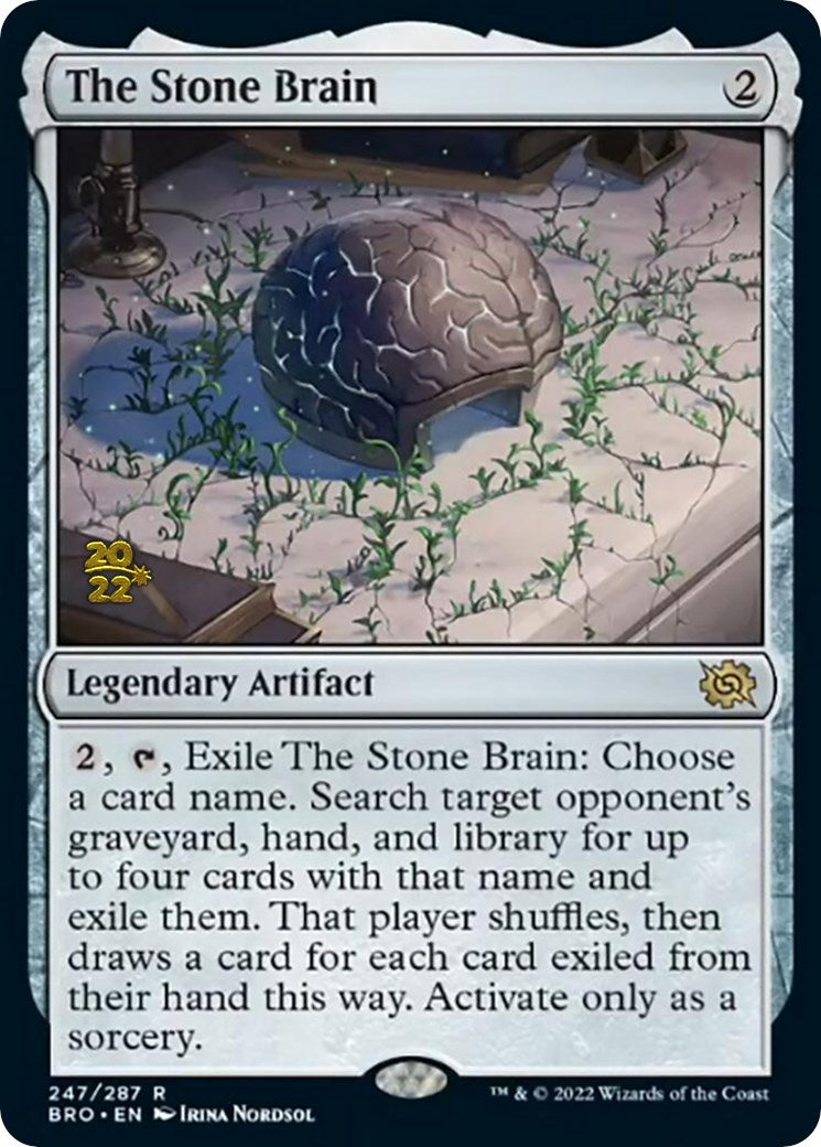 The Stone Brain [The Brothers' War Prerelease Promos] | Gate City Games LLC