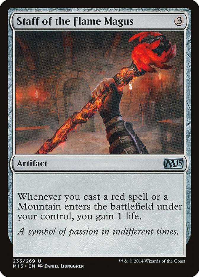 Staff of the Flame Magus [Magic 2015] | Gate City Games LLC