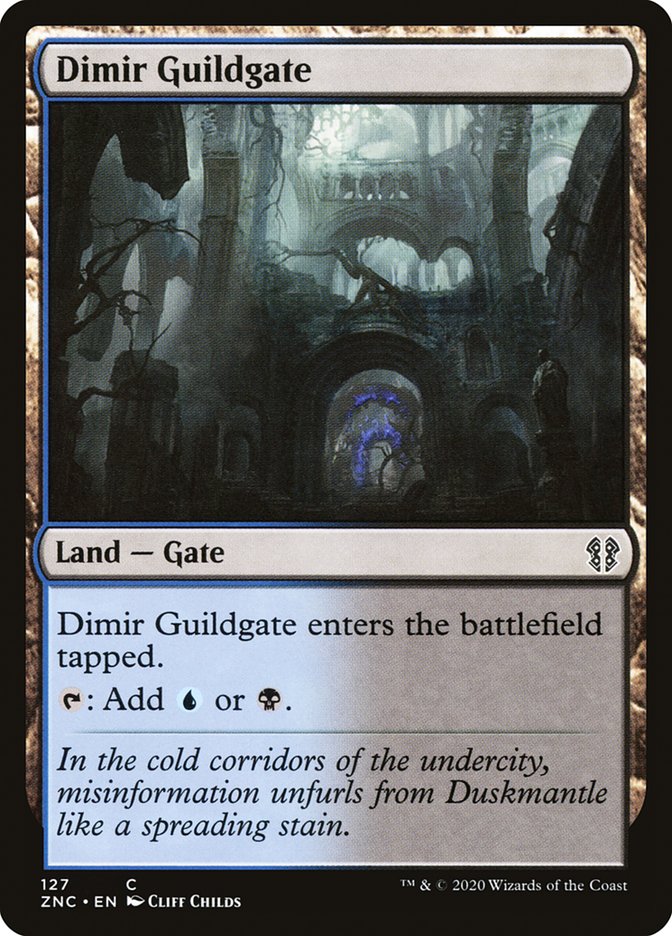 Dimir Guildgate [Zendikar Rising Commander] | Gate City Games LLC