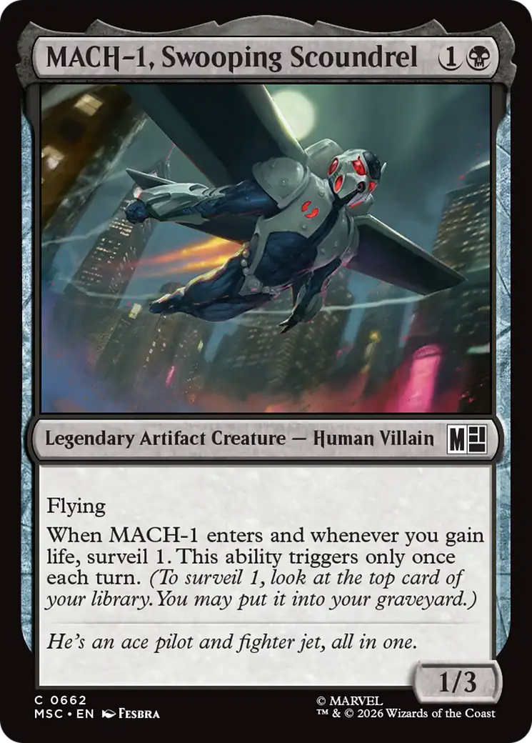 MACH-1, Swooping Scoundrel [Marvel Super Heroes Commander] | Gate City Games LLC
