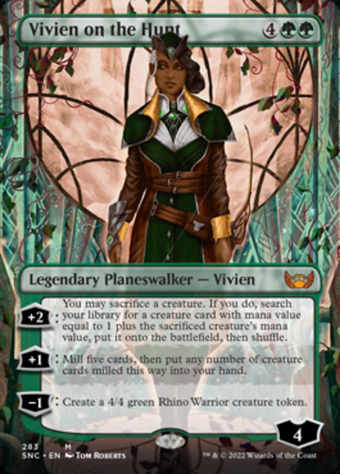 Vivien on the Hunt (Borderless) [Streets of New Capenna] | Gate City Games LLC