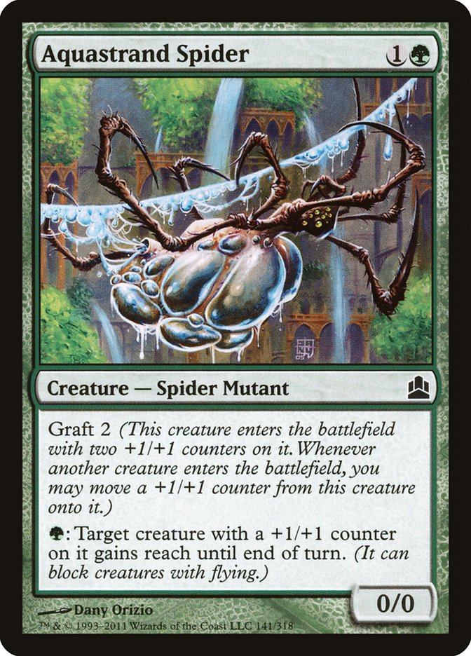 Aquastrand Spider [Commander 2011] | Gate City Games LLC
