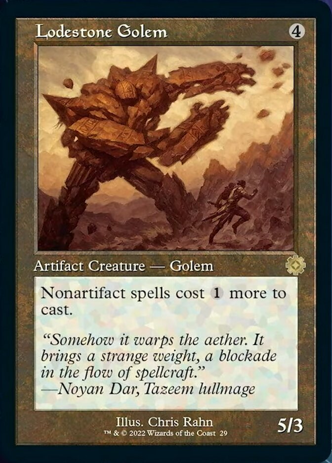 Lodestone Golem (Retro) [The Brothers' War Retro Artifacts] | Gate City Games LLC