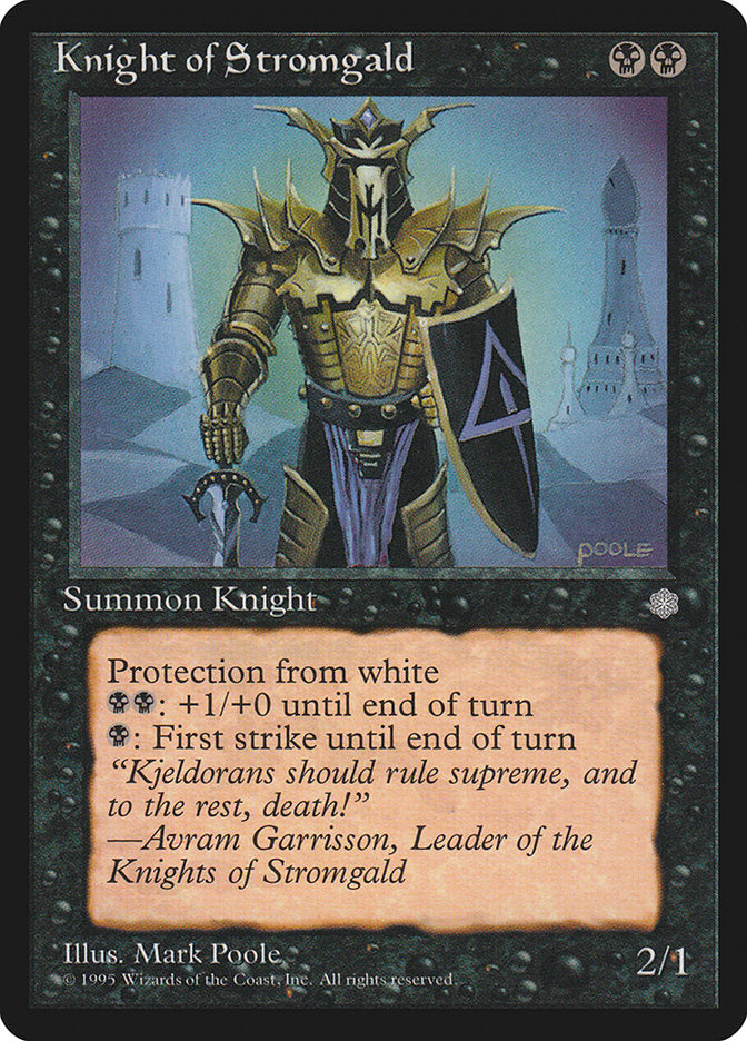 Knight of Stromgald [Ice Age] | Gate City Games LLC
