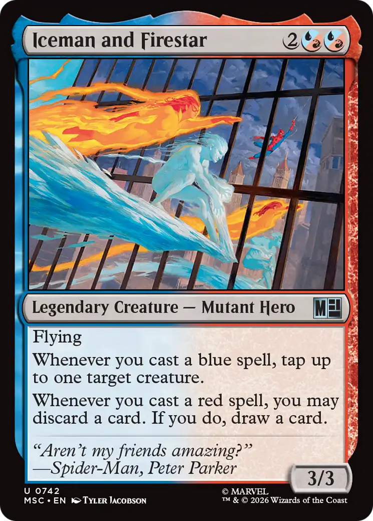 Iceman and Firestar [Marvel Super Heroes Commander] | Gate City Games LLC