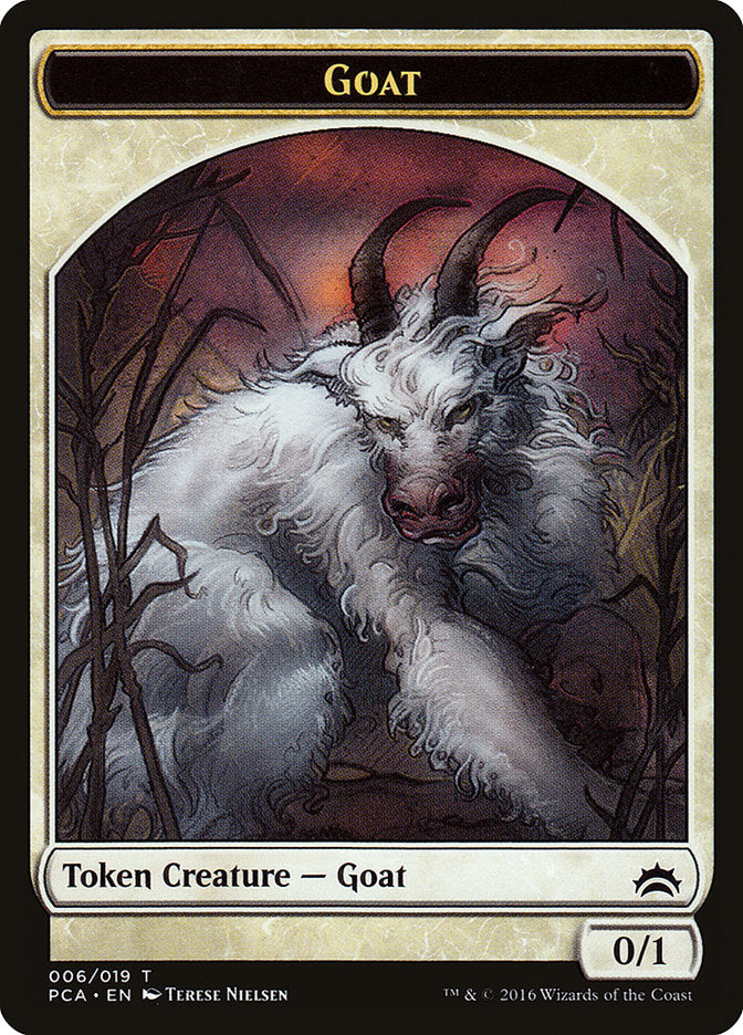 Goat // Insect Double-Sided Token [Planechase Anthology Tokens] | Gate City Games LLC