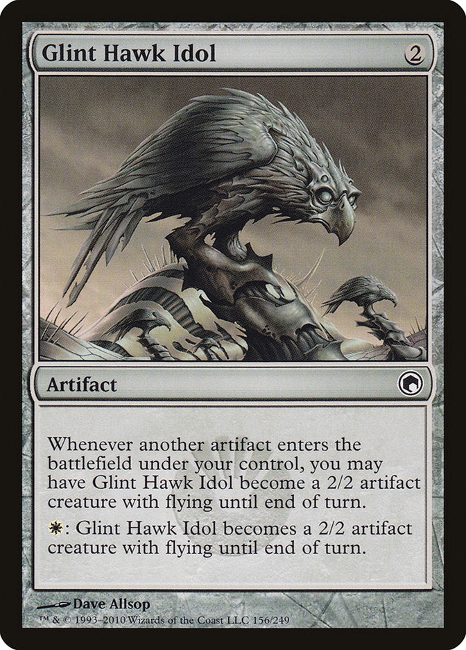 Glint Hawk Idol [Scars of Mirrodin] | Gate City Games LLC