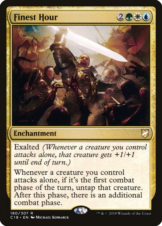 Finest Hour [Commander 2018] | Gate City Games LLC