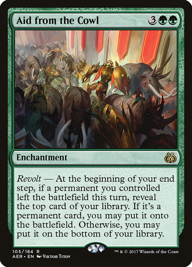 Aid from the Cowl [Aether Revolt] | Gate City Games LLC