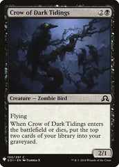 Crow of Dark Tidings [Mystery Booster] | Gate City Games LLC