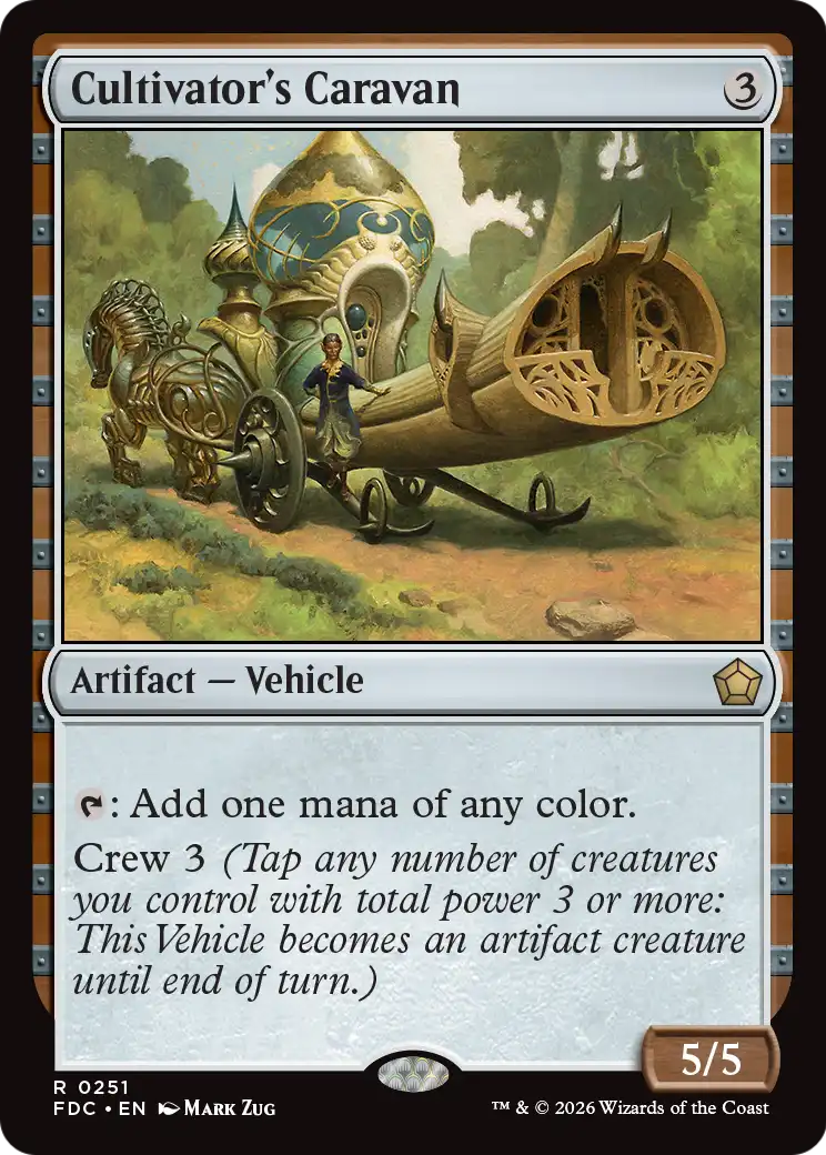 Cultivator's Caravan [Foundations Commander] | Gate City Games LLC