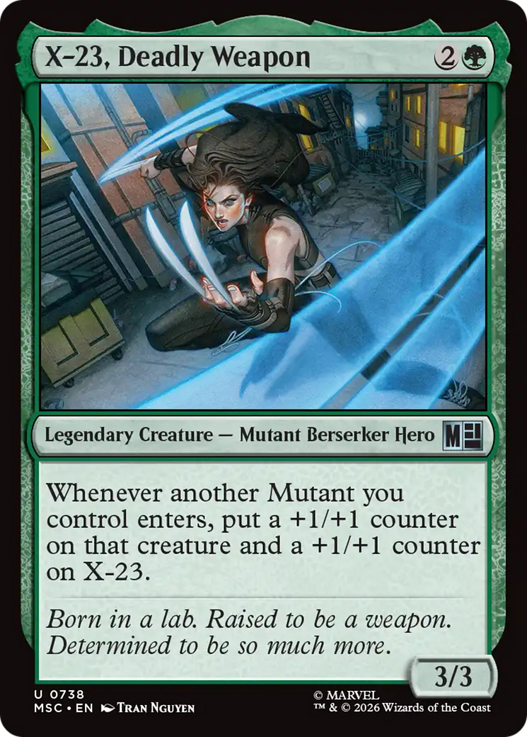 X-23, Deadly Weapon [Marvel Super Heroes Commander] | Gate City Games LLC