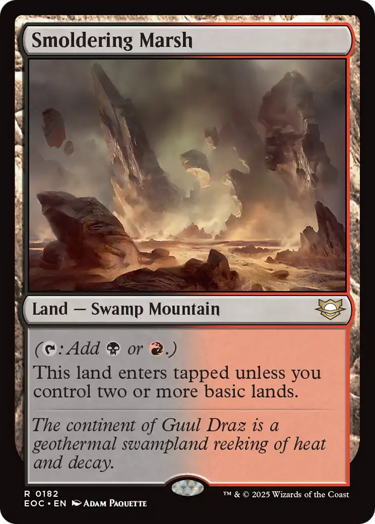Smoldering Marsh [Edge of Eternities Commander] | Gate City Games LLC