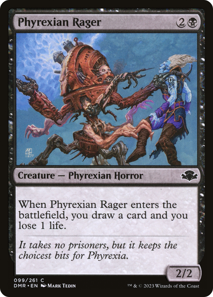 Phyrexian Rager [Dominaria Remastered] | Gate City Games LLC