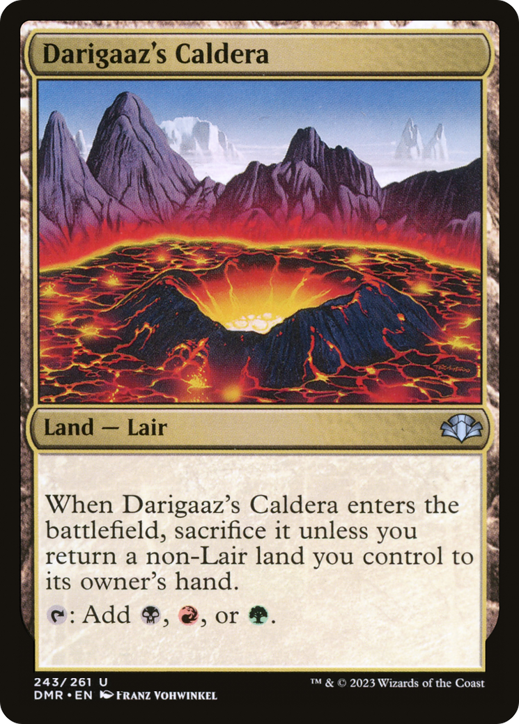 Darigaaz's Caldera [Dominaria Remastered] | Gate City Games LLC