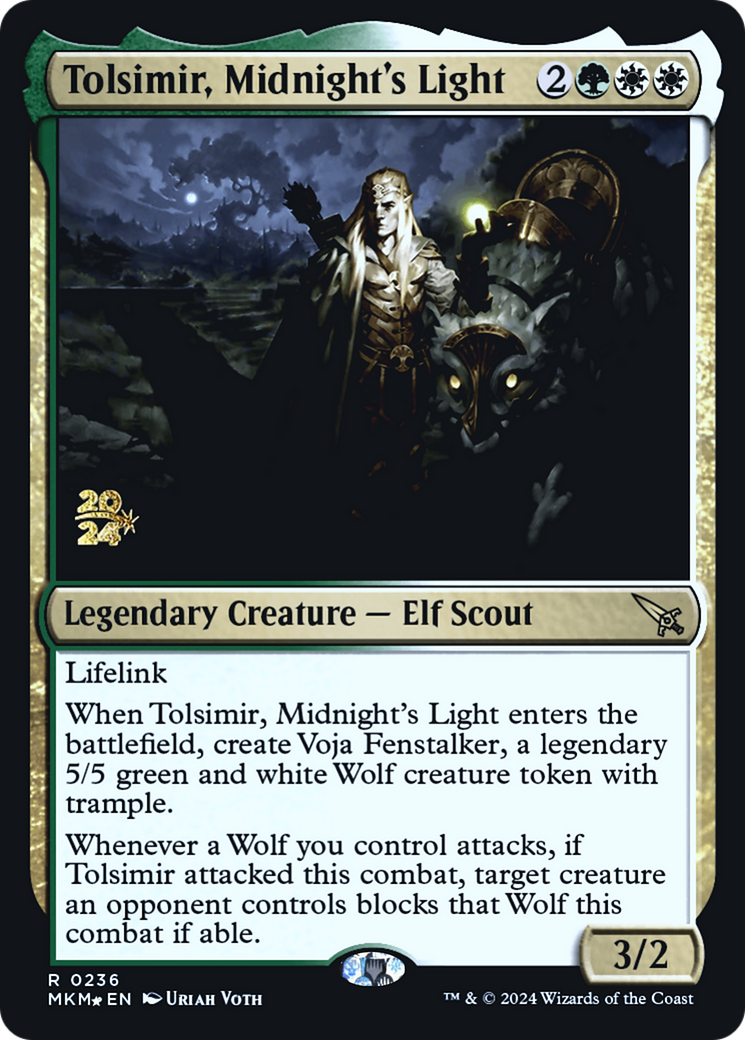 Tolsimir, Midnight's Light [Murders at Karlov Manor Prerelease Promos] | Gate City Games LLC