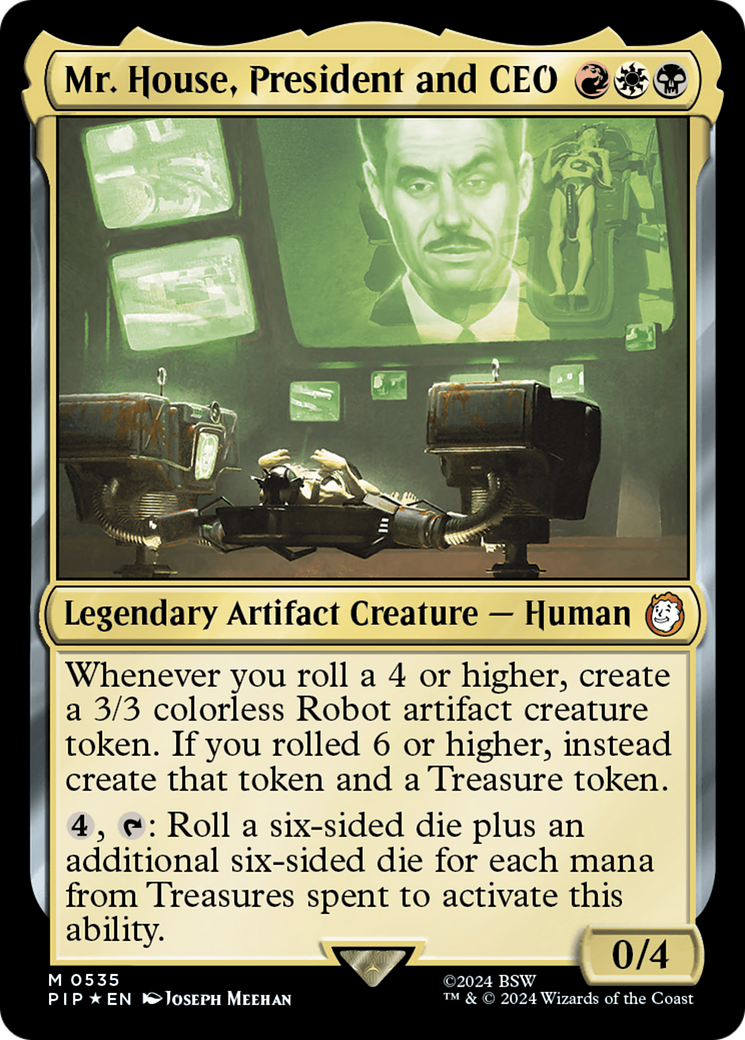 Mr. House, President and CEO (Surge Foil) [Fallout] | Gate City Games LLC
