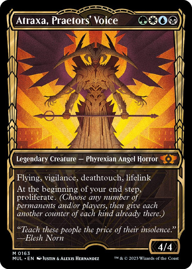 Atraxa, Praetors' Voice (Halo Foil) [Multiverse Legends] | Gate City Games LLC