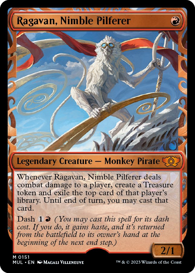Ragavan, Nimble Pilferer (Halo Foil) [Multiverse Legends] | Gate City Games LLC