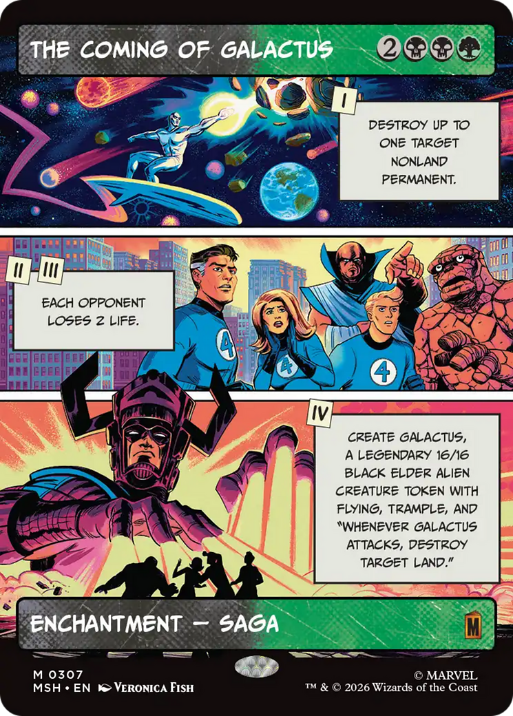 The Coming of Galactus (Borderless) [Marvel Super Heroes] | Gate City Games LLC