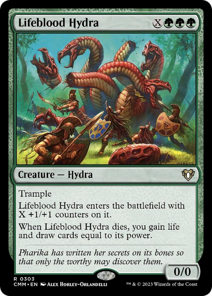 Lifeblood Hydra [Commander Masters] | Gate City Games LLC