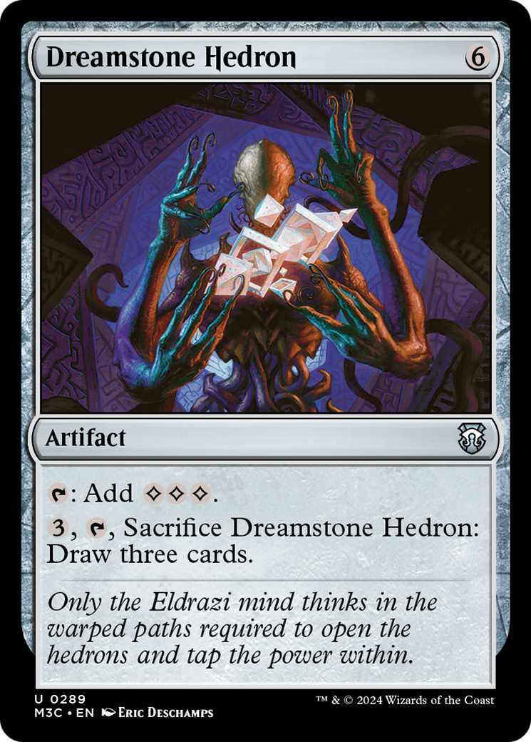 Dreamstone Hedron (Ripple Foil) [Modern Horizons 3 Commander] | Gate City Games LLC
