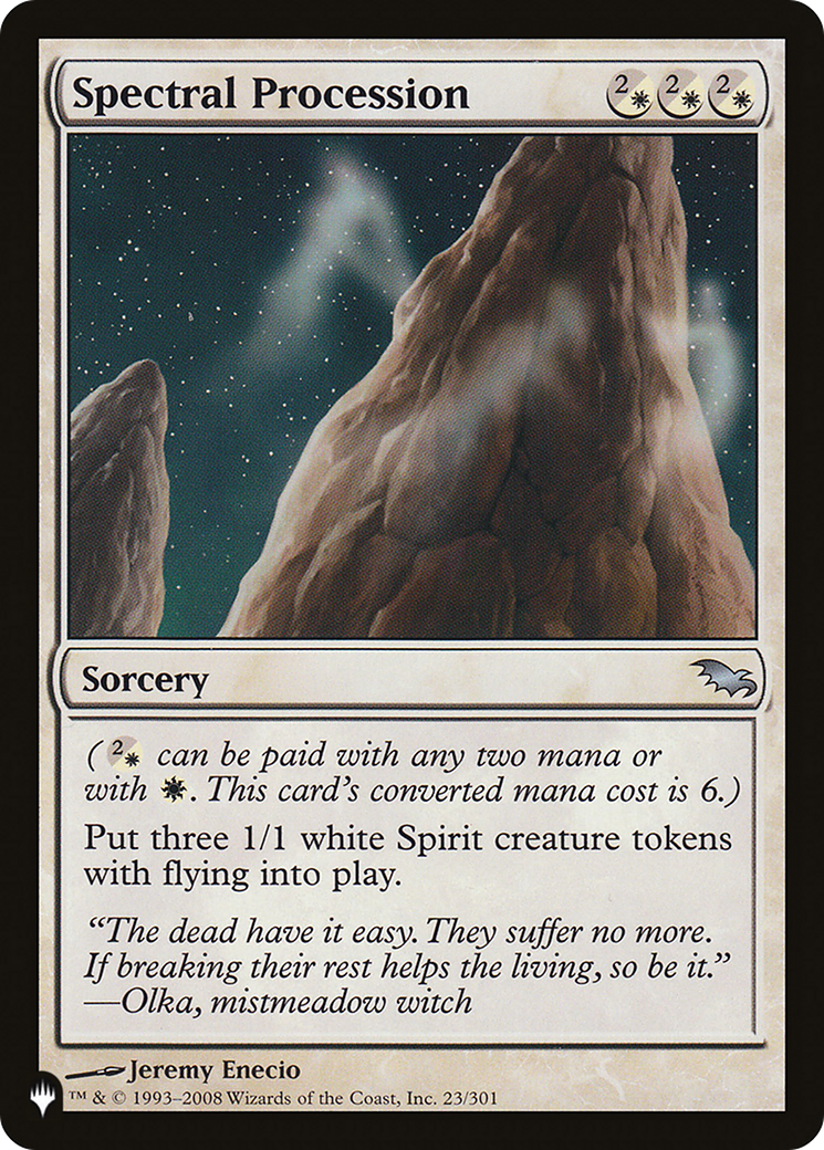 Spectral Procession [The List] | Gate City Games LLC