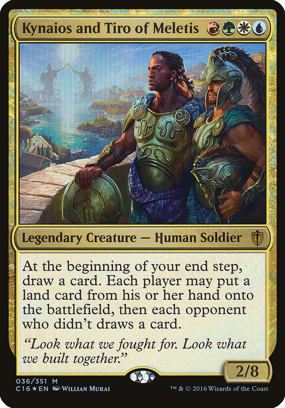 Kynaios and Tiro of Meletis (Oversized) [Commander 2016 Oversized] | Gate City Games LLC