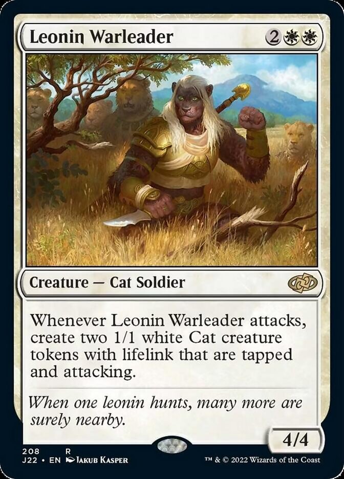 Leonin Warleader [Jumpstart 2022] | Gate City Games LLC