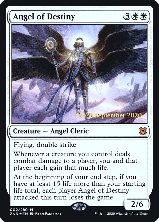 Angel of Destiny [Zendikar Rising Prerelease Promos] | Gate City Games LLC