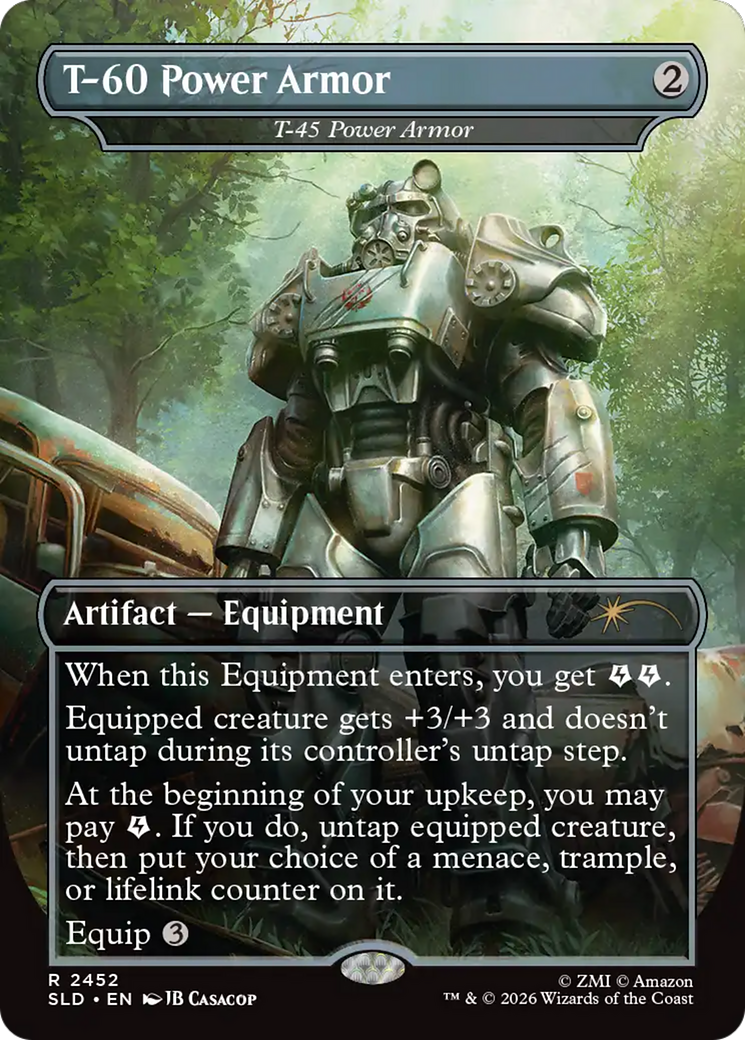 T-60 Power Armor - T-45 Power Armor [Secret Lair Drop Series] | Gate City Games LLC