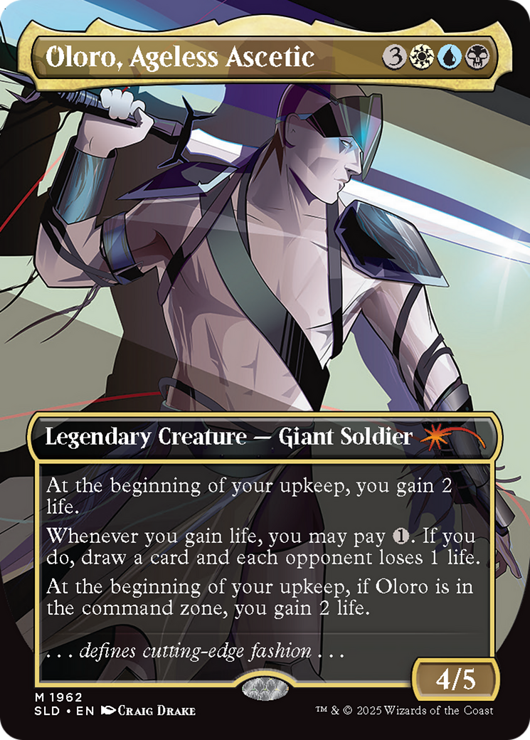 Oloro, Ageless Ascetic (Rainbow Foil) [Secret Lair Drop Series] | Gate City Games LLC