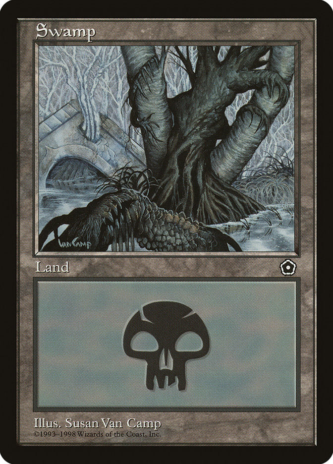 Swamp (White Signature on Left) [Portal Second Age] | Gate City Games LLC