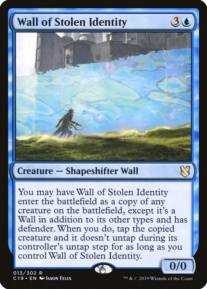 Wall of Stolen Identity [Commander 2019] | Gate City Games LLC