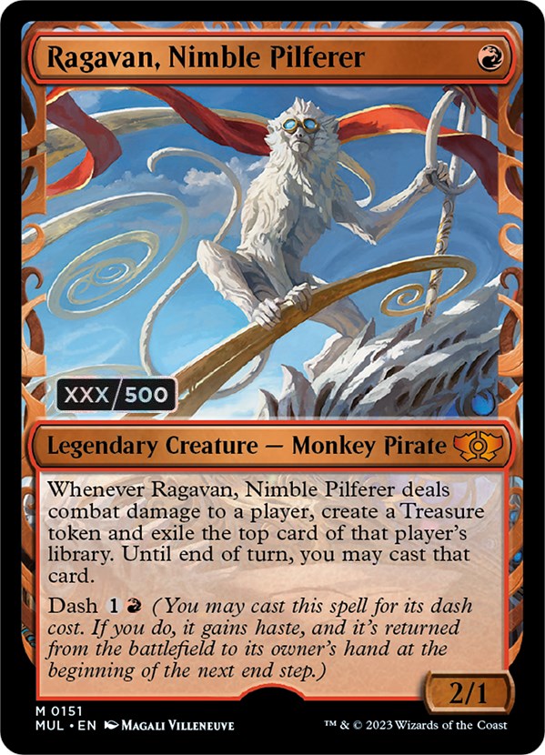 Ragavan, Nimble Pilferer (Serialized) [Multiverse Legends] | Gate City Games LLC
