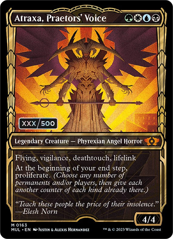 Atraxa, Praetors' Voice (Serialized) [Multiverse Legends] | Gate City Games LLC