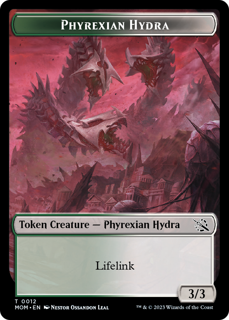 Phyrexian Hydra Token (12) [March of the Machine Tokens] | Gate City Games LLC