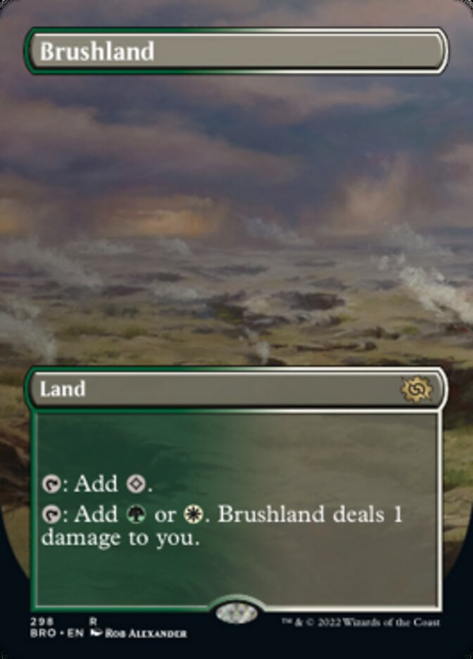 Brushland (Borderless Alternate Art) [The Brothers' War] | Gate City Games LLC