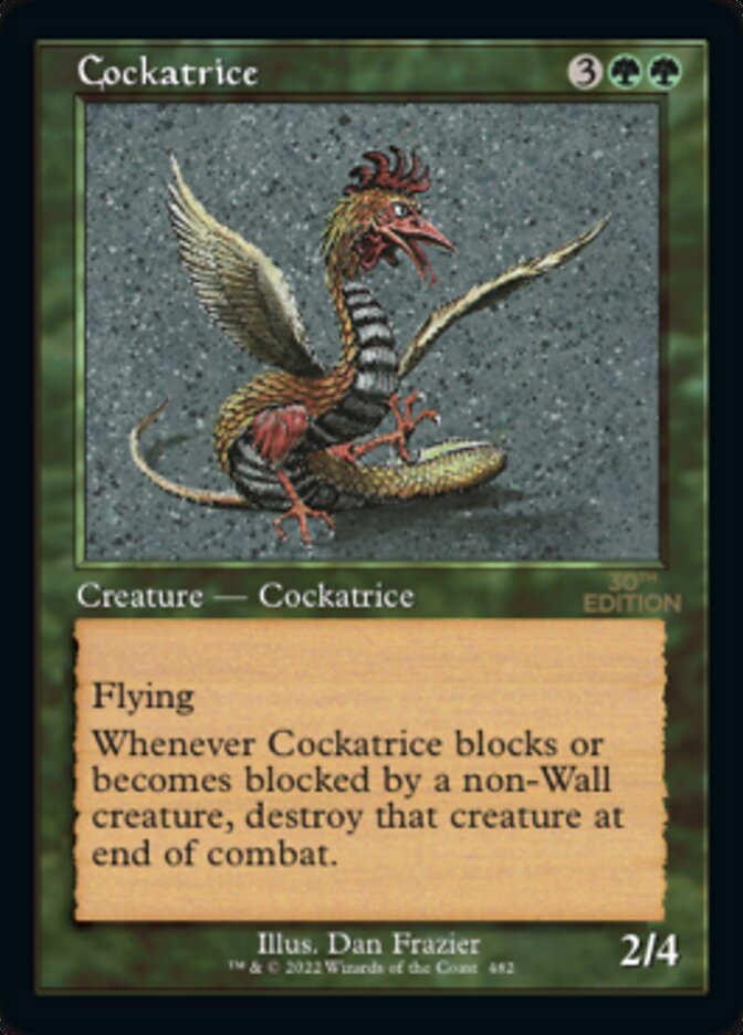 Cockatrice (Retro) [30th Anniversary Edition] | Gate City Games LLC