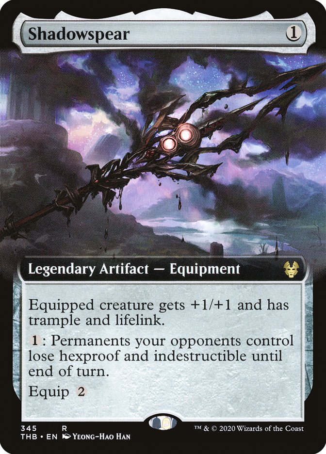 Shadowspear (Extended Art) [Theros Beyond Death] | Gate City Games LLC