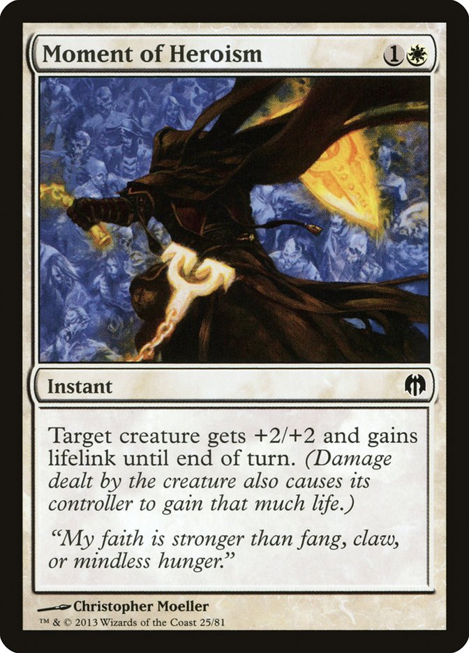 Moment of Heroism [Duel Decks: Heroes vs. Monsters] | Gate City Games LLC